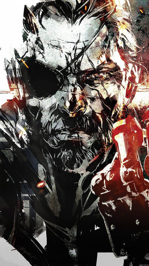 Snake Metal Gear Solid Mobile Art Wallpaper
