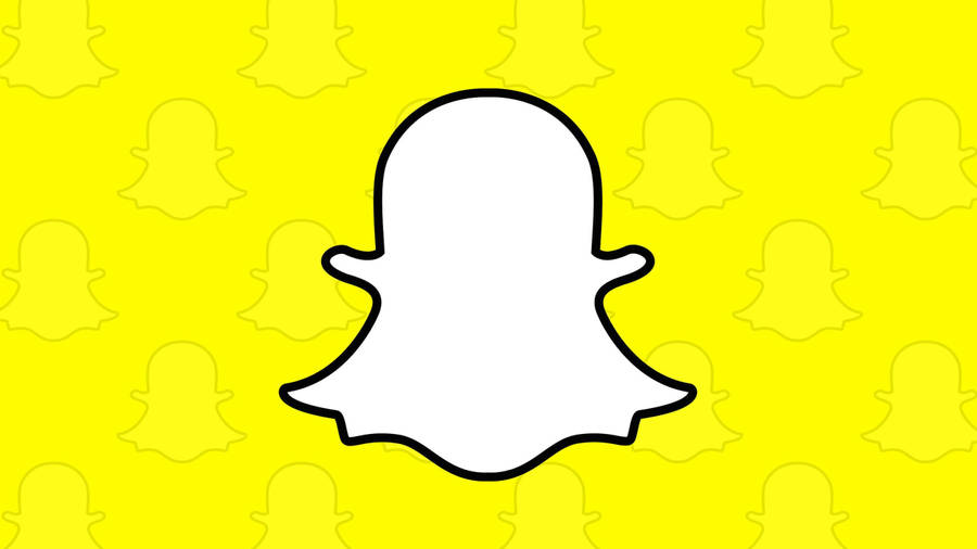 Snapchat App Logo Vector Wallpaper