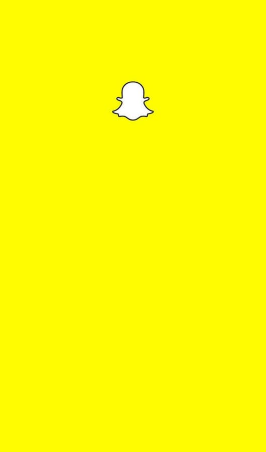 Snapchat Icon Yellow Aesthetic Wallpaper