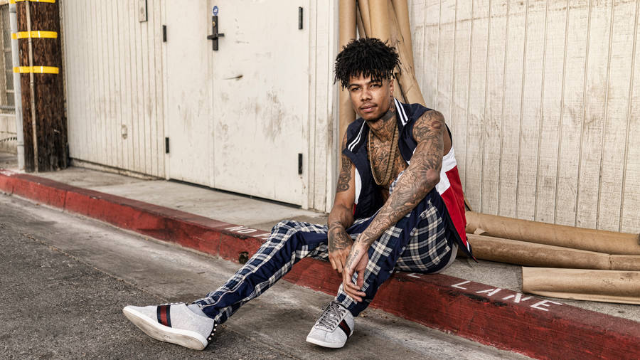 Snappy Rapper Blueface Wallpaper