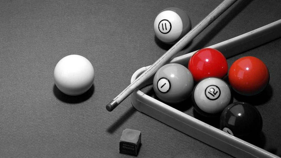 Snooker Ball Color Splash Wallpaper