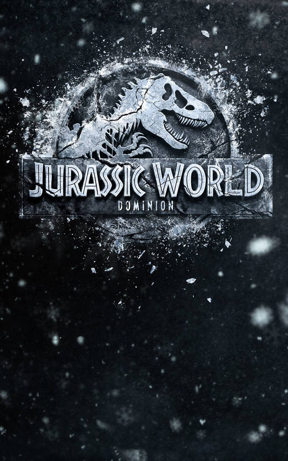 Snowy Dark Jurassic World Dominion Poster Wallpaper