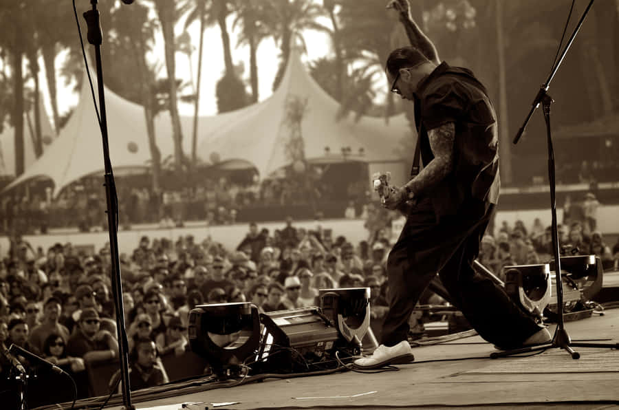 Social Distortion Band In Action Wallpaper