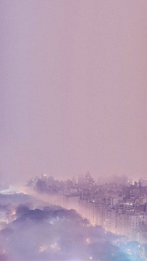 Soft Aesthetic Cityscape Wallpaper