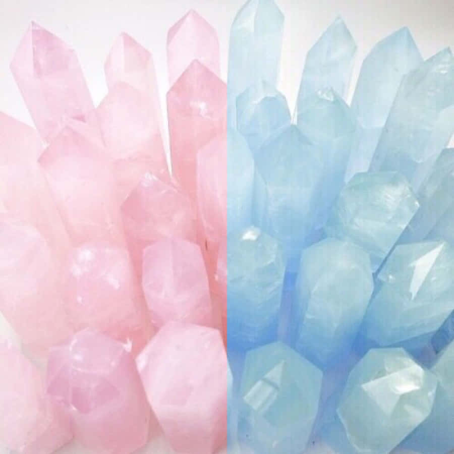 Soft Hues Of Pink And Blue Bring A Peaceful Atmosphere. Wallpaper