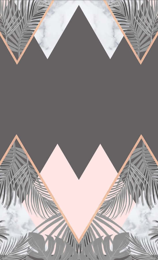 Soft Modern Pastel Palette In Shades Of Grey And Pink Wallpaper