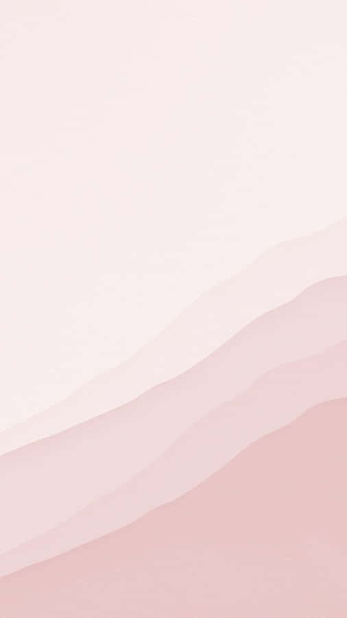 Soft Pink Abstract Mountains Wallpaper
