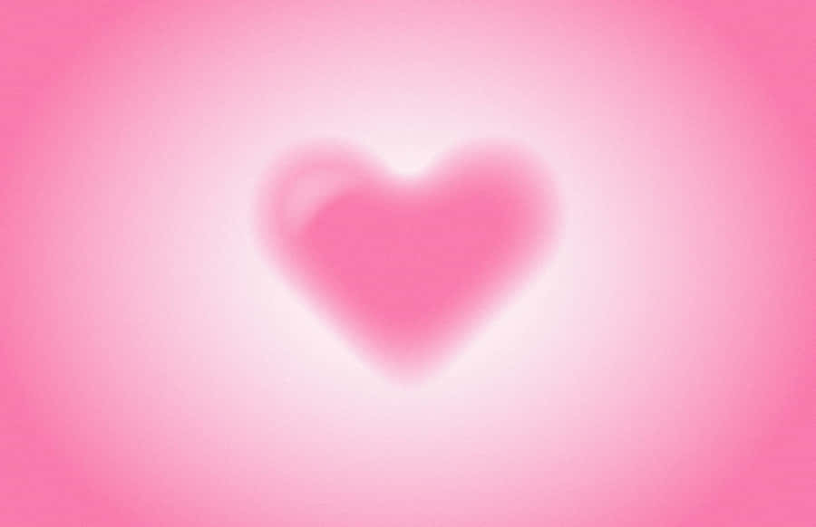 Soft Pink Heart Background Wallpaper