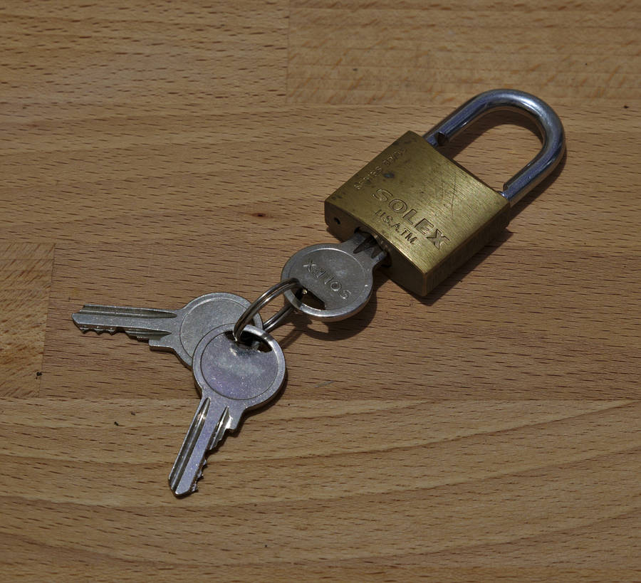 Solex Padlock And Key Wallpaper