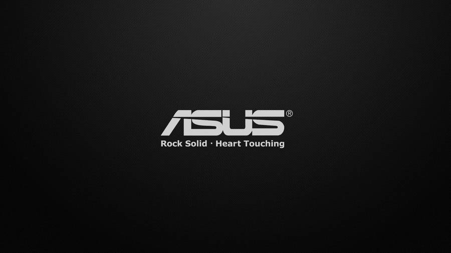 Solid Black 4k Asus Logo Wallpaper