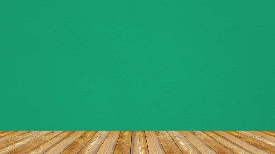 Solid Green Wall Wallpaper