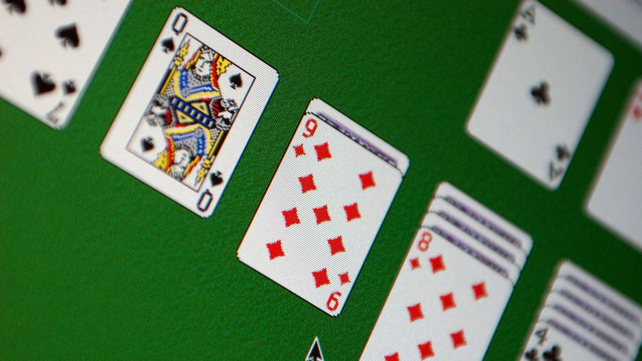 Solitaire Computer Game Wallpaper