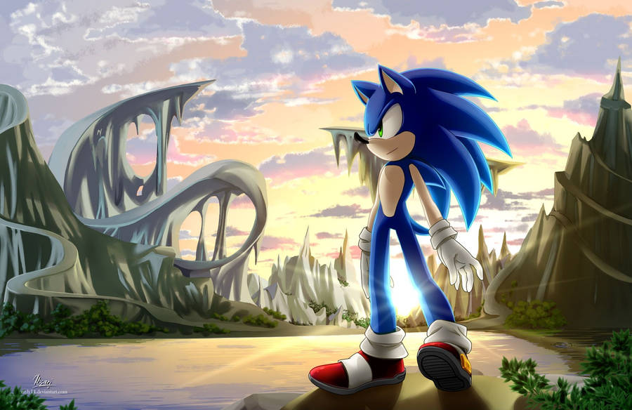 Sonic_ Adventure_ Landscape Wallpaper