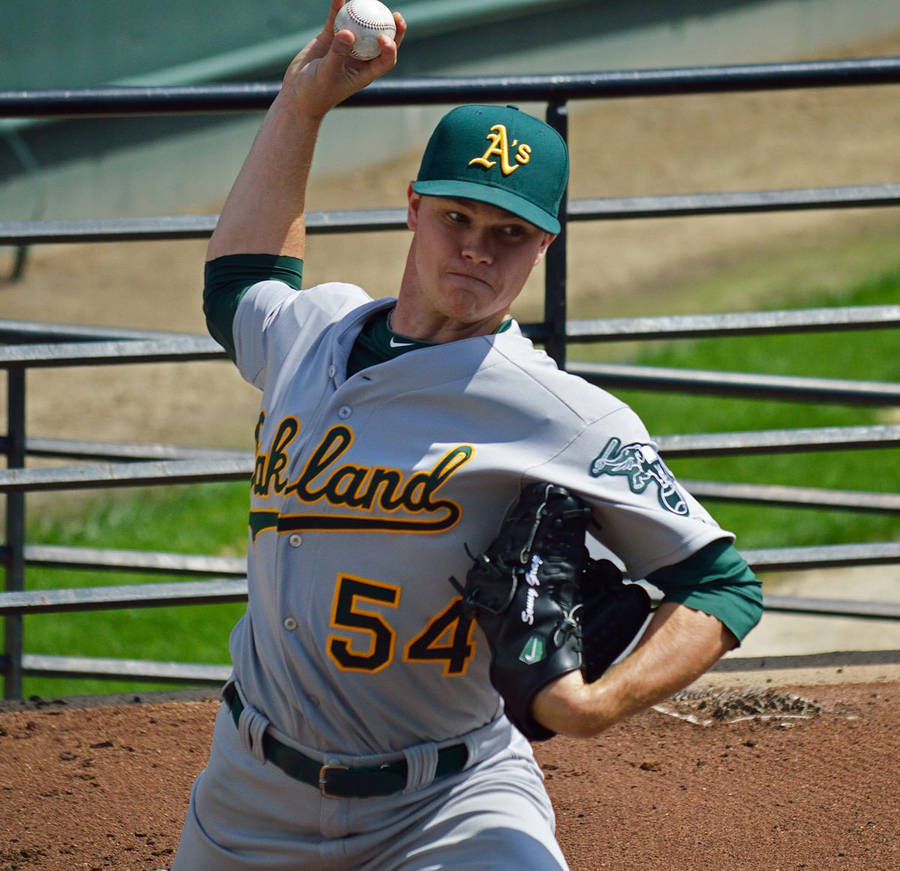 Sonny Gray Pitching Baseball Wallpaper