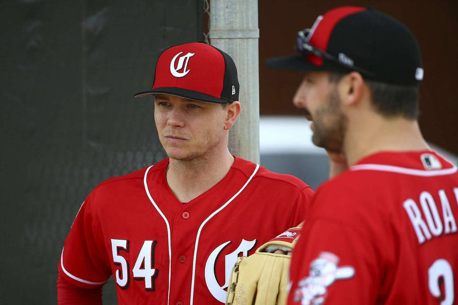 Sonny Gray With Teammate Wallpaper