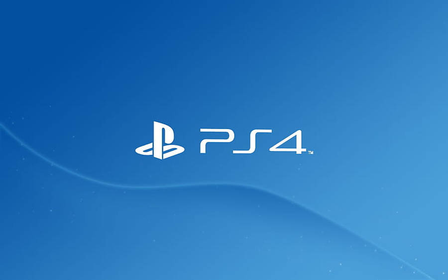 Sony Logo Ps4 Blue Wallpaper