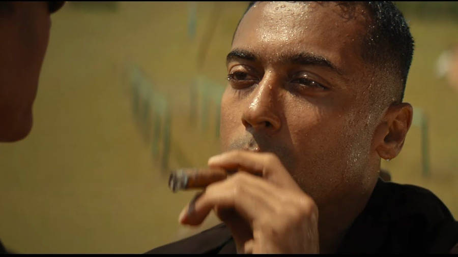 Soorarai Pottru Suriya Smoking Wallpaper