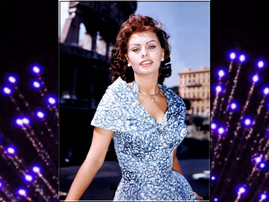 Sophia Loren In The River Girl Wallpaper