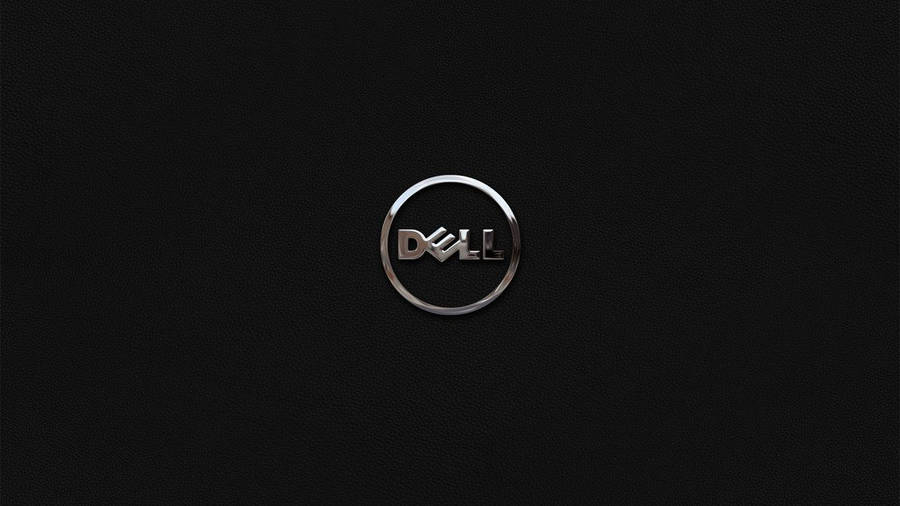 Sophisticated Black Dell Logo Wallpaper