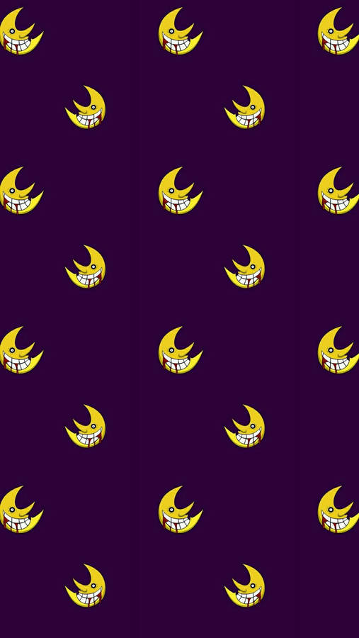 Soul Eater Moon Pattern Wallpaper