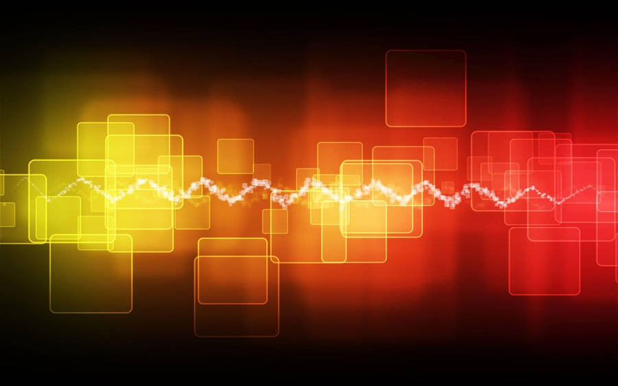 Sound Waves Graphic Wallpaper