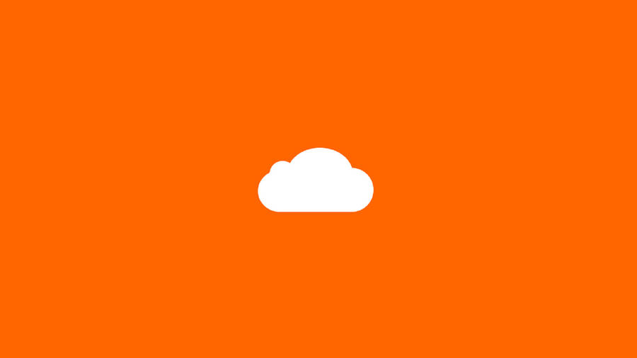 Soundcloud Minimalist Icon Wallpaper