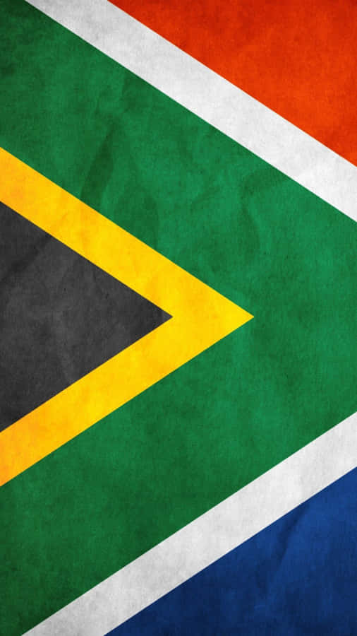 South Africa Flag Colorful Iphone Wallpaper
