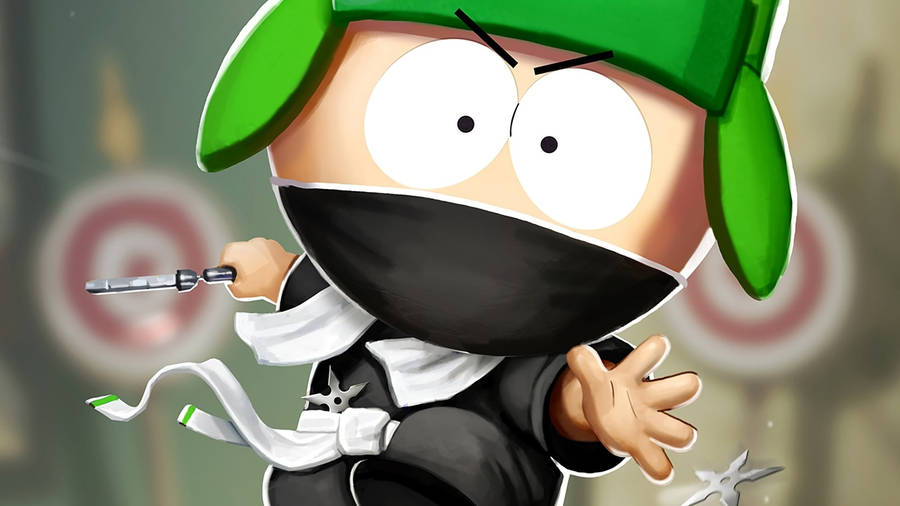 South Park Kyle Broflovski Ninja Art Wallpaper