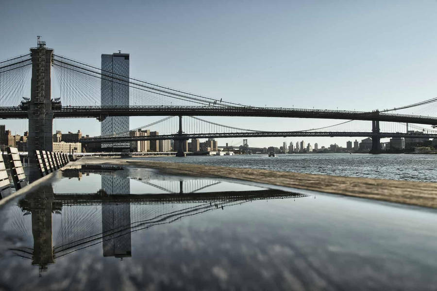 South Street Seaport Bridge Wallpaper