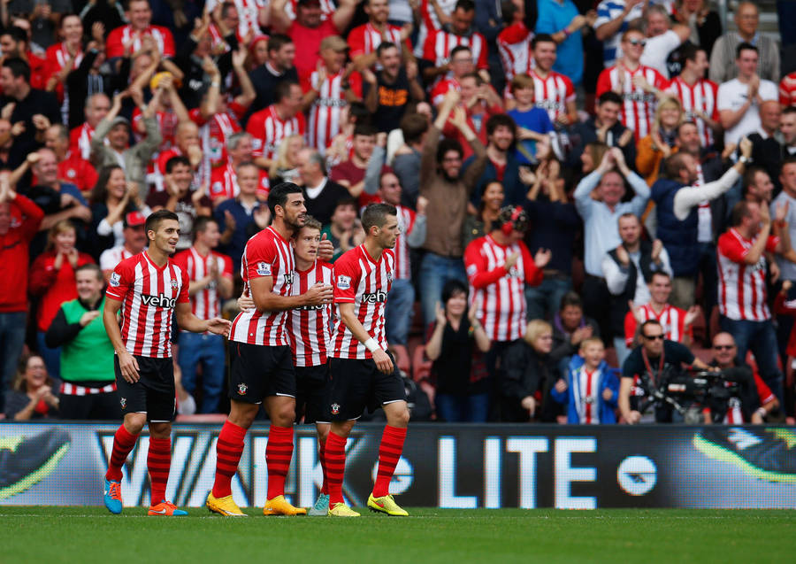 Southampton Fc Celebrating Wallpaper