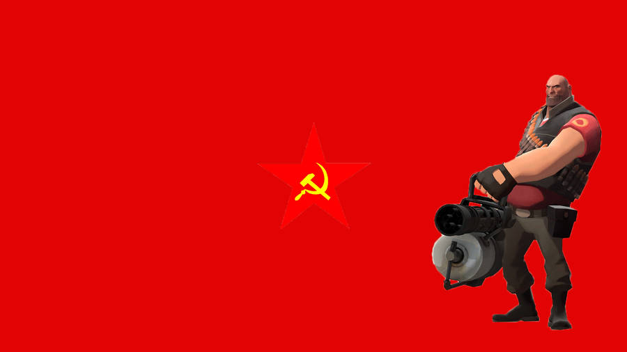 Soviet Union Flag With Animated Army Wallpaper