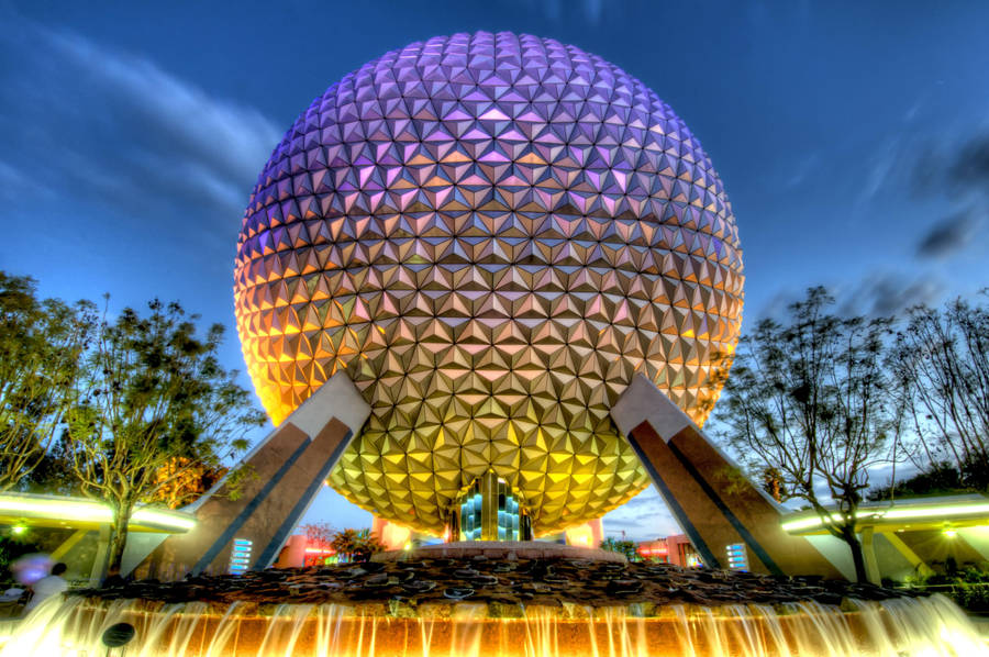 Spaceship Earth Disney Theme Park Wallpaper