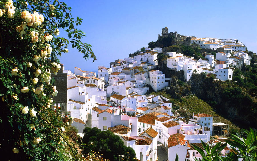 Spain Casares White Village Wallpaper