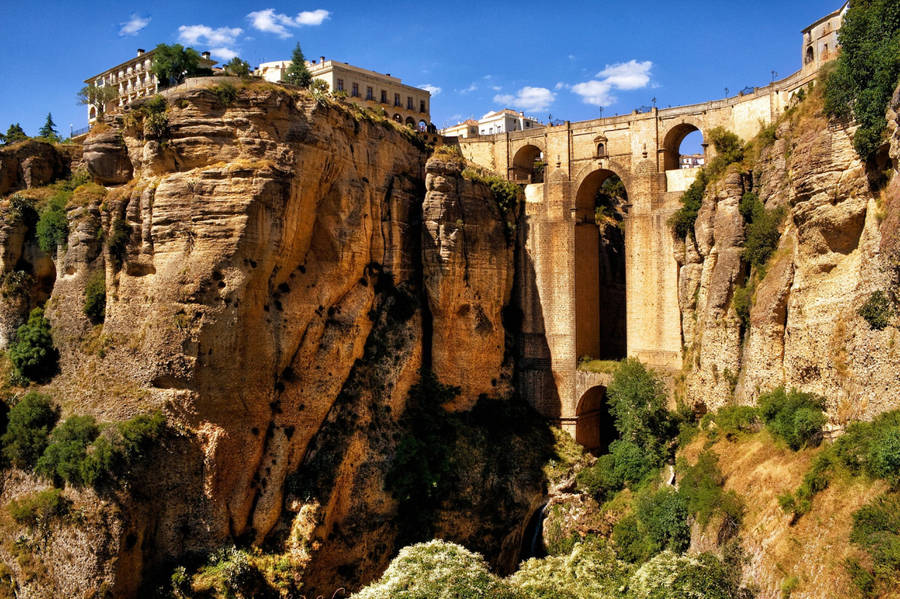 Spain Ronda Puente Nuevo Wallpaper