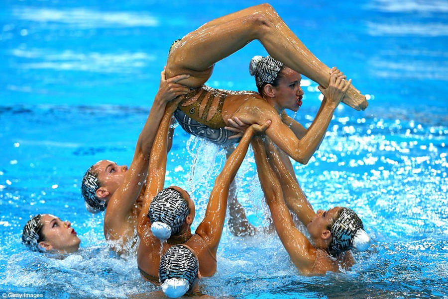 Spain Synchronized Swimming Team Wallpaper