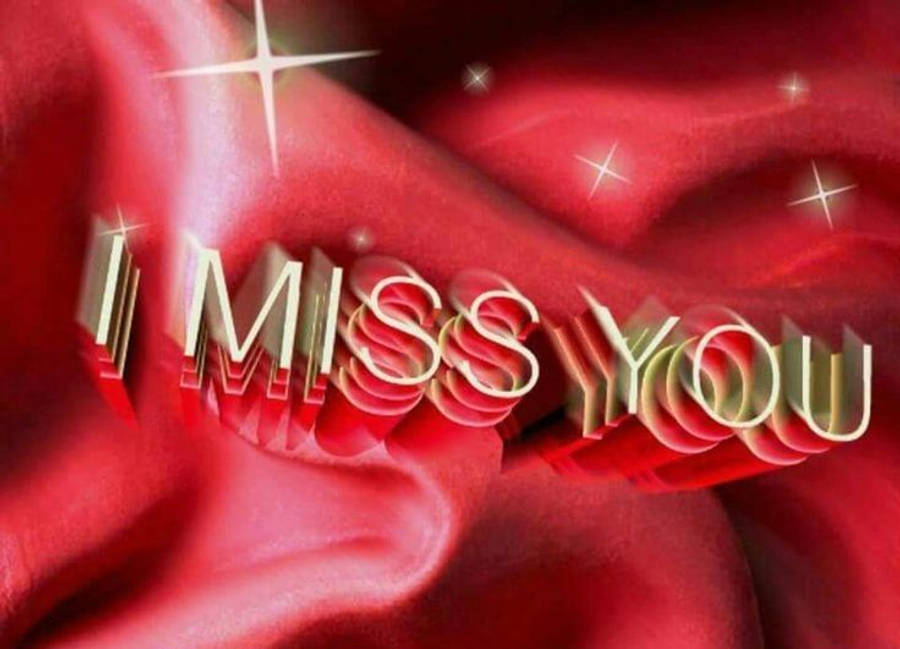 Sparkly I Miss You Wallpaper