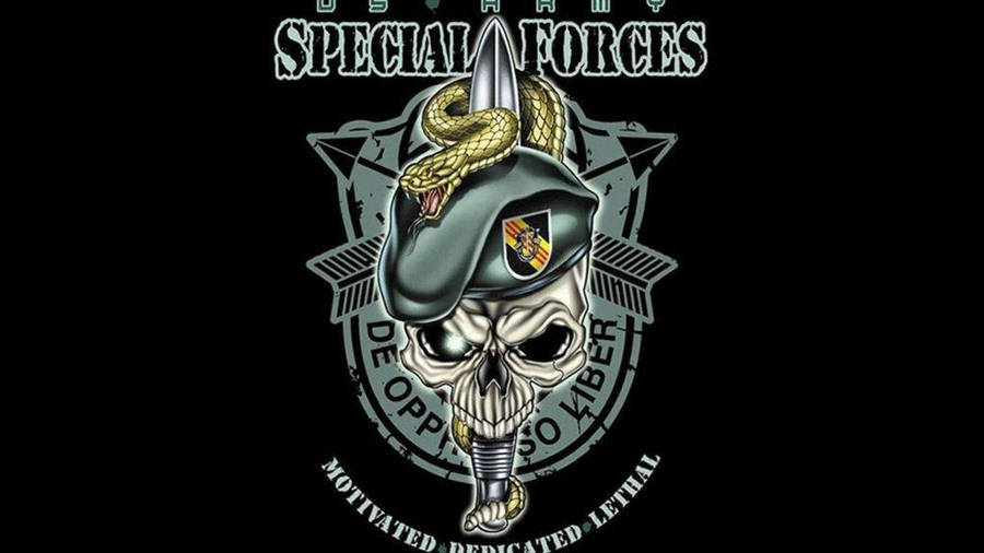 Special Forces Military Logo Wallpaper