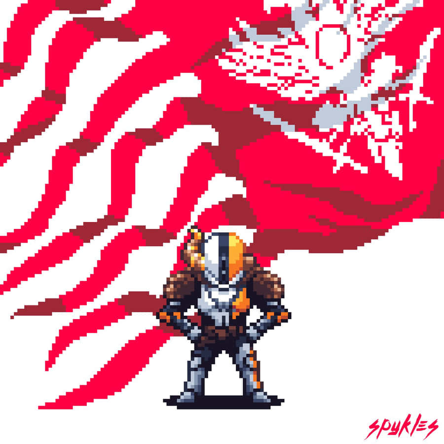 “special Pixel Art From The Popular Video Game Destiny” Wallpaper