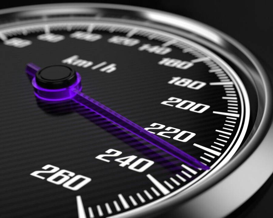 Speedtest Purple Arrow Wallpaper