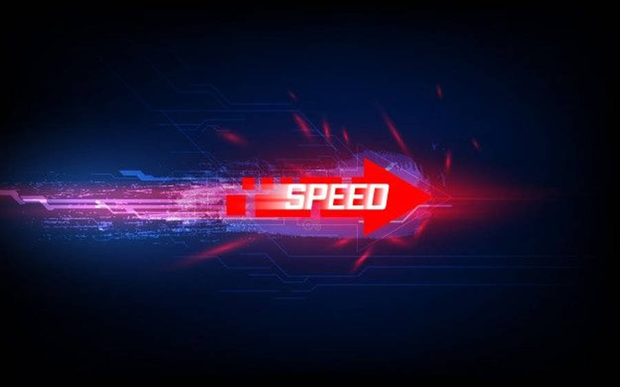 Speedtest Red Arrow Wallpaper