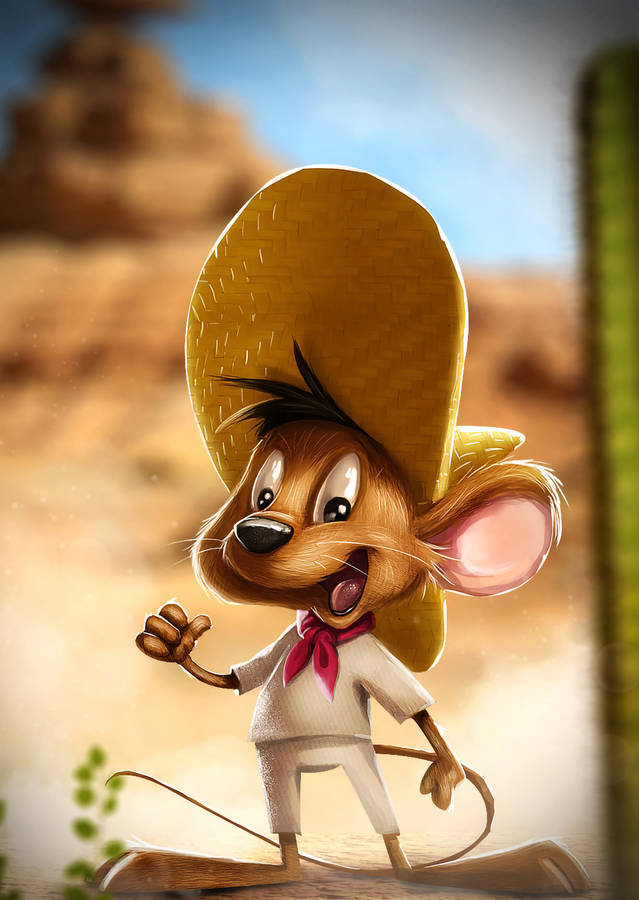 Speedy Gonzales Detailed Art Wallpaper