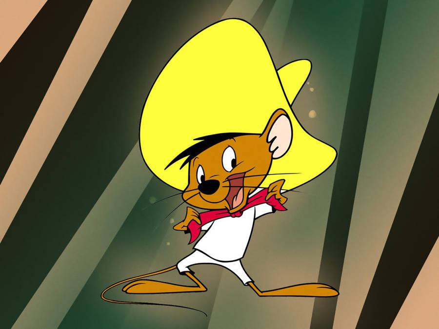 Speedy Gonzales Glowing Pose Wallpaper