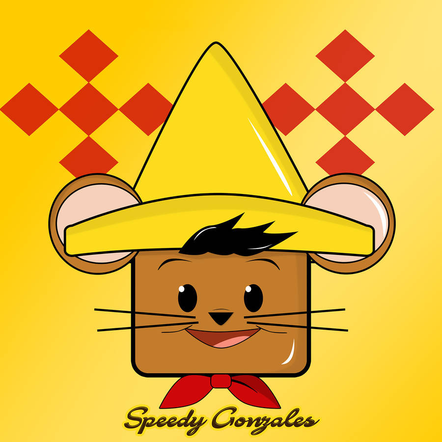 Speedy Gonzales Square Shape Wallpaper