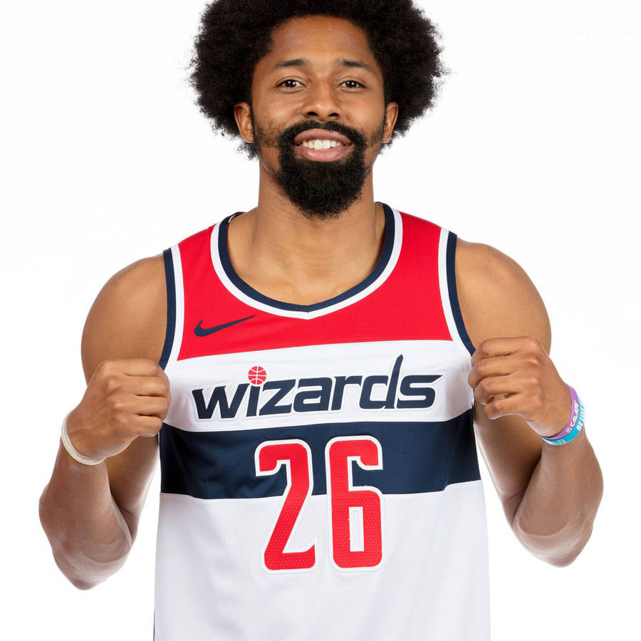 Spencer Dinwiddie Wizards Jersey Wallpaper