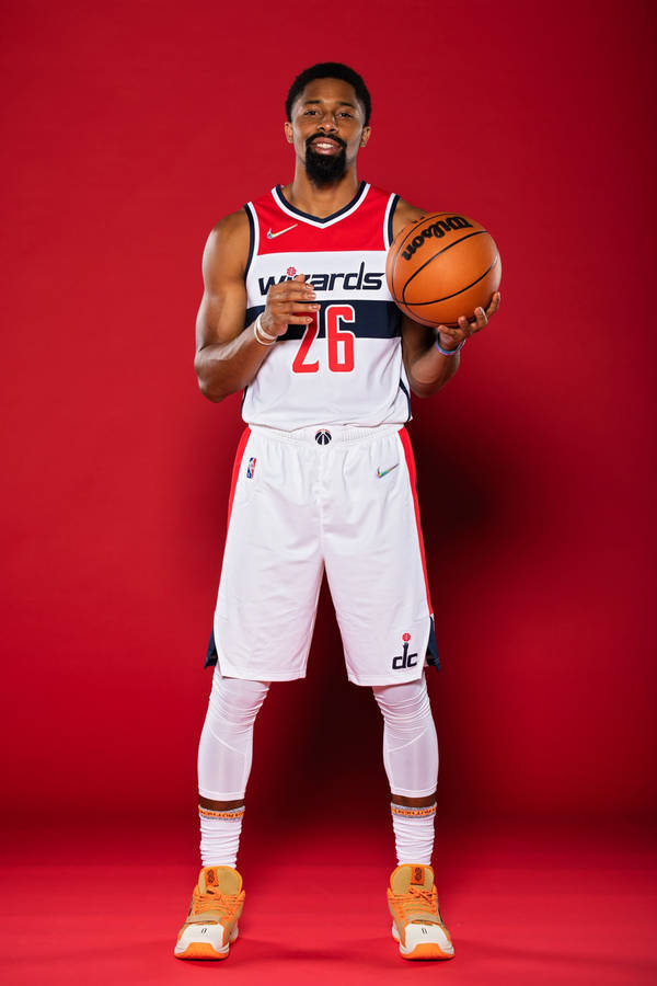 Spencer Dinwiddie Wizards Portrait Wallpaper