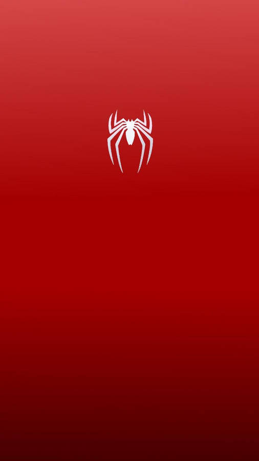 Spider-man Logo Simple Iphone Wallpaper