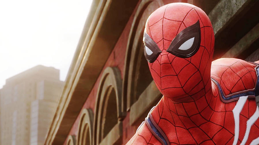 Spider Man Ps4 Mask Wallpaper