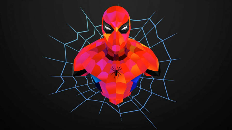 Spider-man Web Marvel Aesthetic Wallpaper