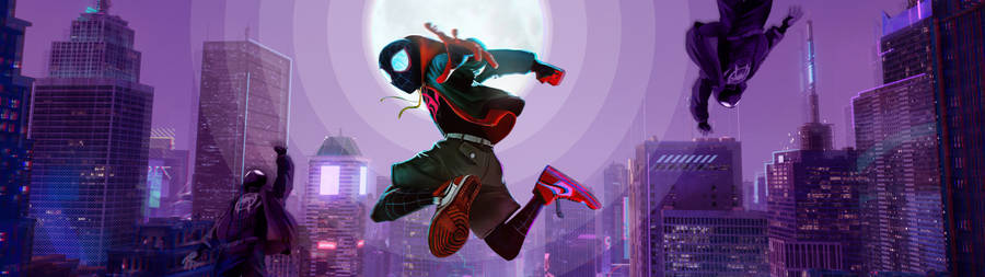 Spider-verse 5120x1440 Gaming Background Wallpaper