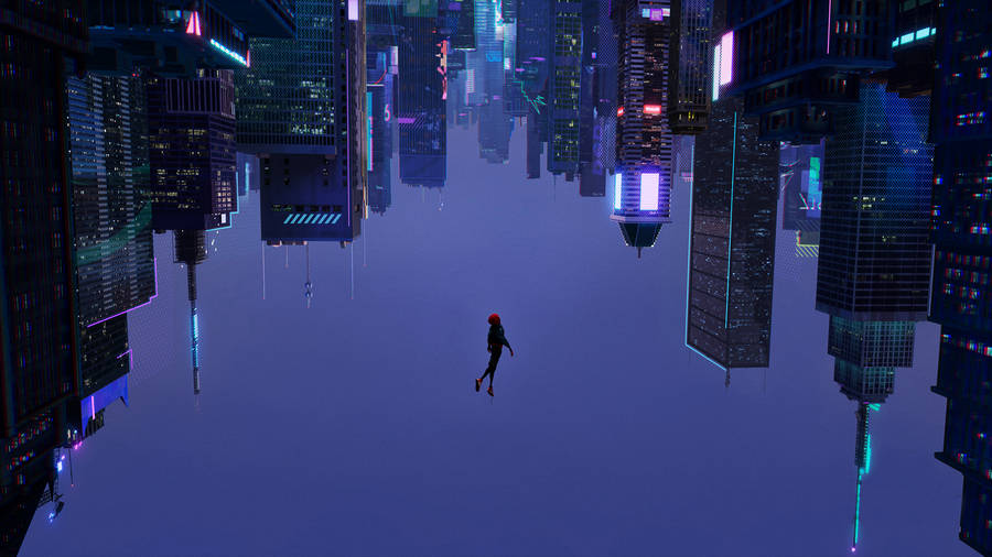Spider-verse Spider-man Inverted Wallpaper